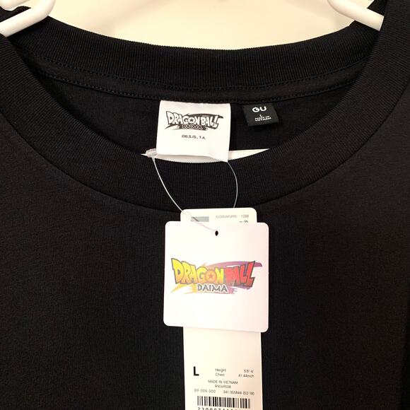 GU (Uniqlo) x Dragon Ball Daima Graphic T-shirt in Black - Picture 9 of 10